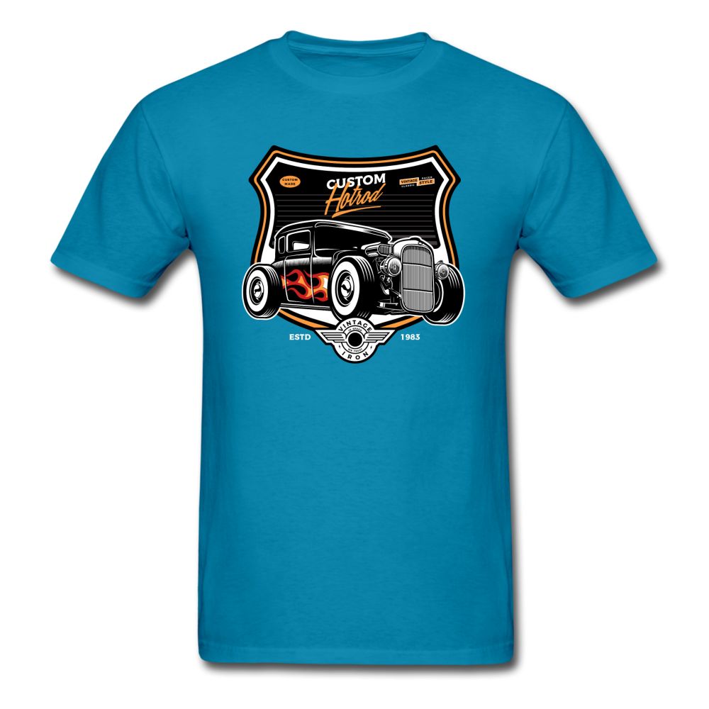 Custom Hot Rod - Unisex Classic T-Shirt - turquoise