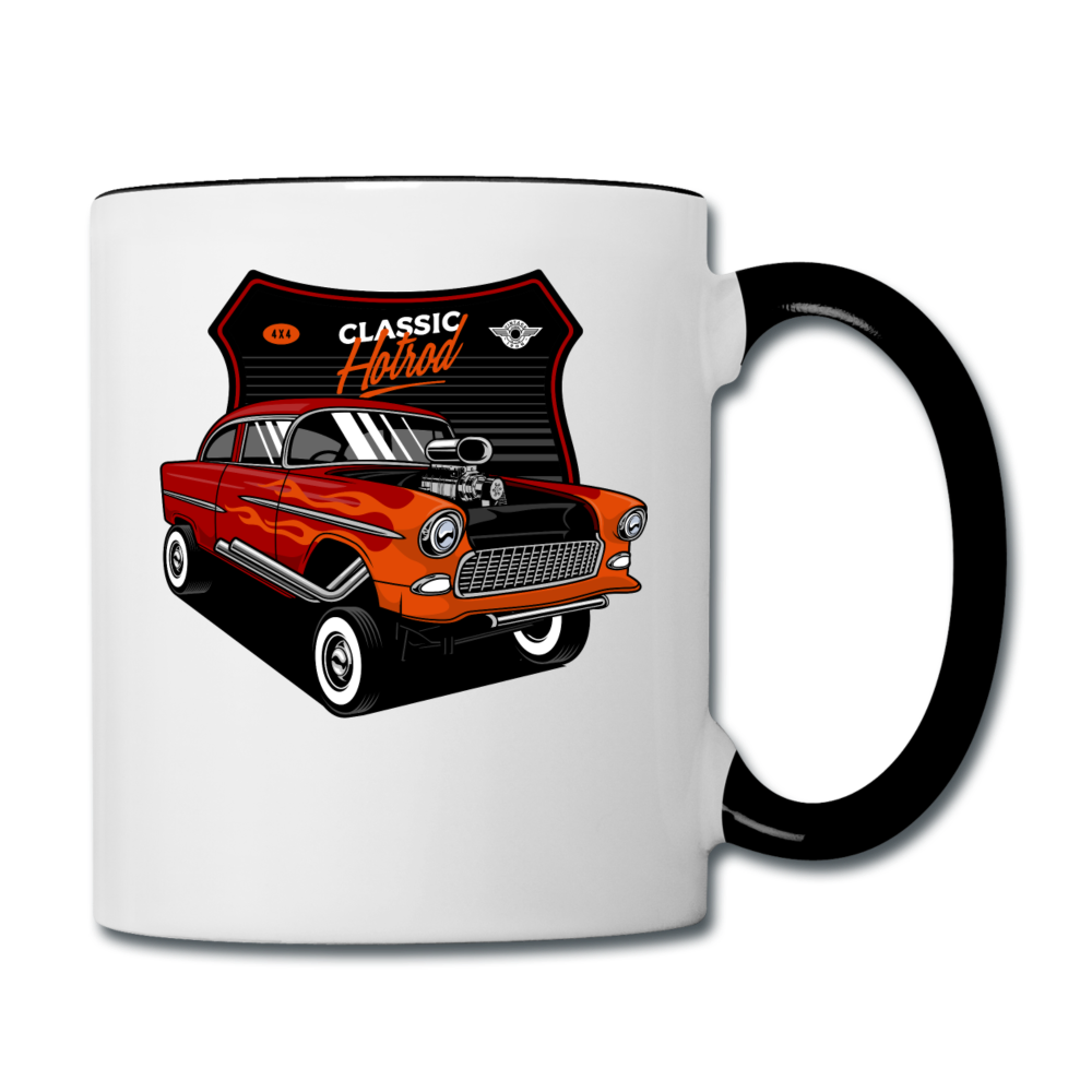 Classjc Hot Rod - Chevy - Contrast Coffee Mug - white/black