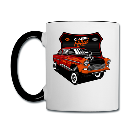 Classjc Hot Rod - Chevy - Contrast Coffee Mug - white/black