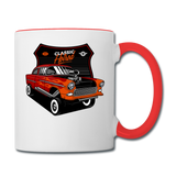 Classjc Hot Rod - Chevy - Contrast Coffee Mug - white/red