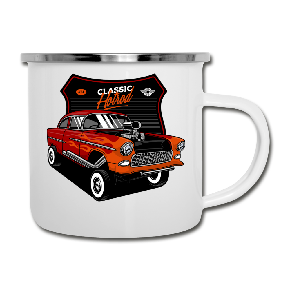 Classjc Hot Rod - Chevy - Camper Mug - white