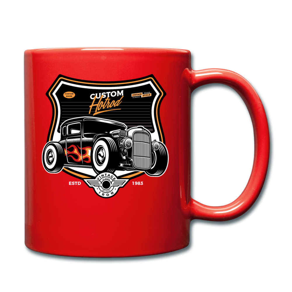 Custom Hot Rod - Full Color Mug - red