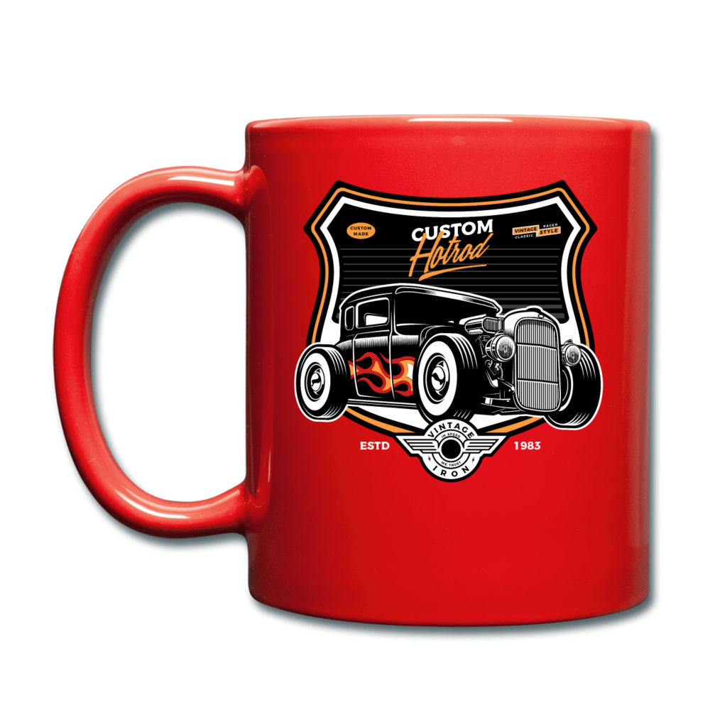 Custom Hot Rod - Full Color Mug - red