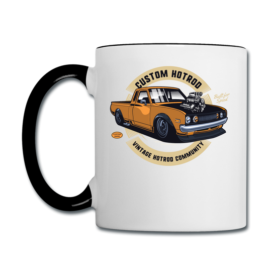 Custom Hot Rod - Truck - Contrast Coffee Mug - white/black