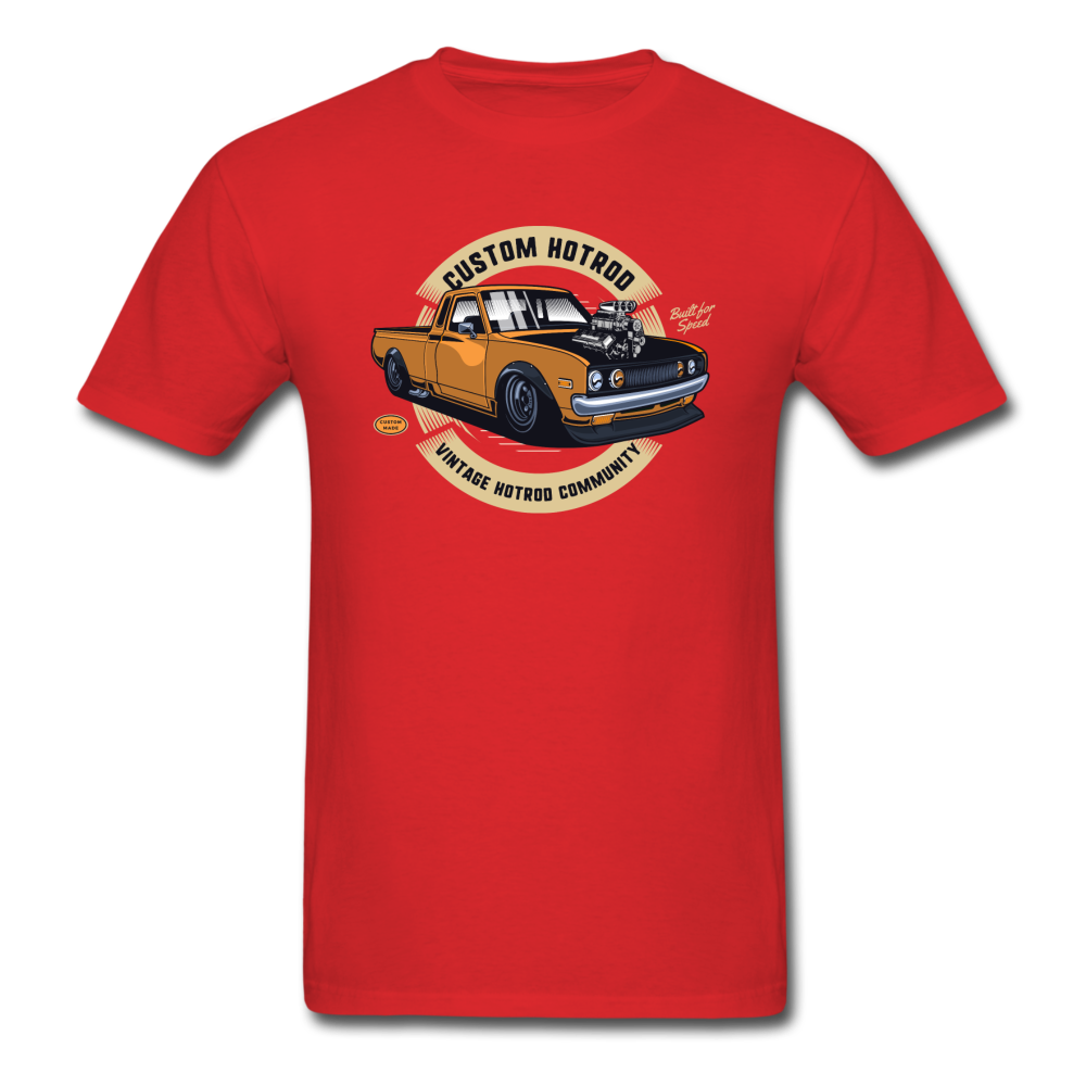 Custom Hot Rod - Truck - Unisex Classic T-Shirt - red