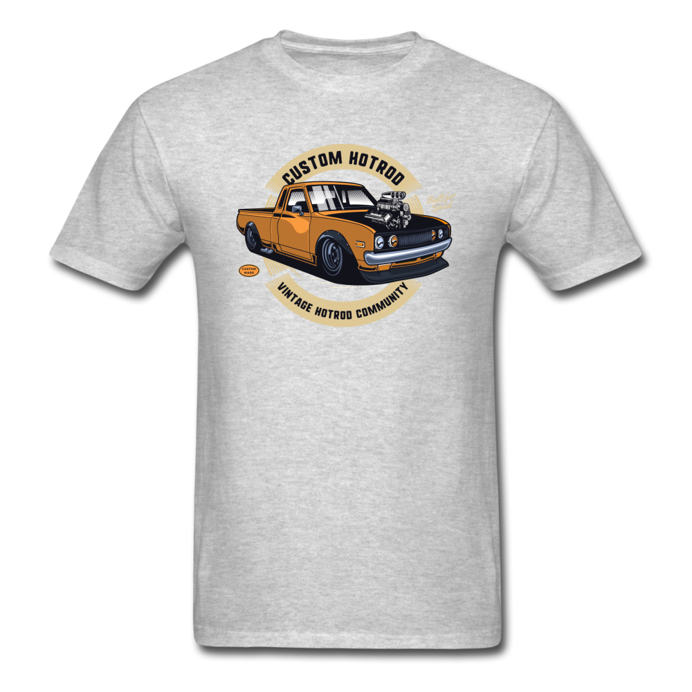 Custom Hot Rod - Truck - Unisex Classic T-Shirt - heather gray