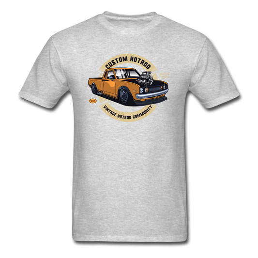 Custom Hot Rod - Truck - Unisex Classic T-Shirt - heather gray