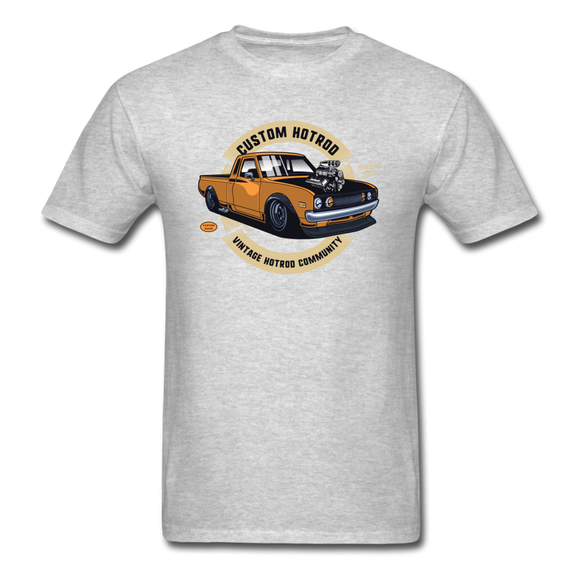 Custom Hot Rod - Truck - Unisex Classic T-Shirt - heather gray
