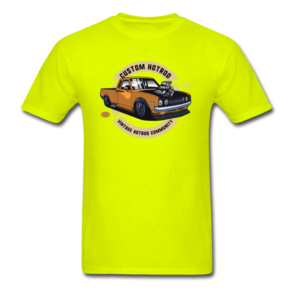 Custom Hot Rod - Truck - Unisex Classic T-Shirt - safety green