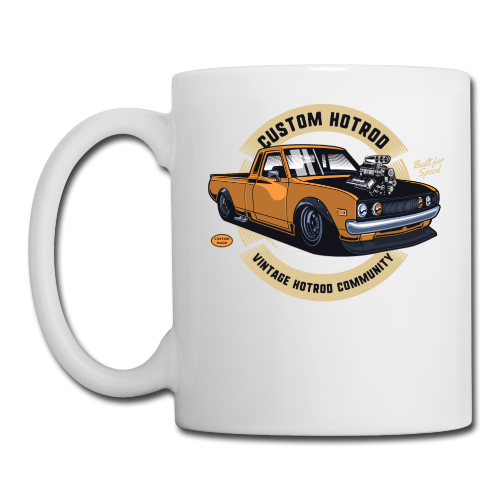 Custom Hot Rod - Truck - Coffee/Tea Mug - white