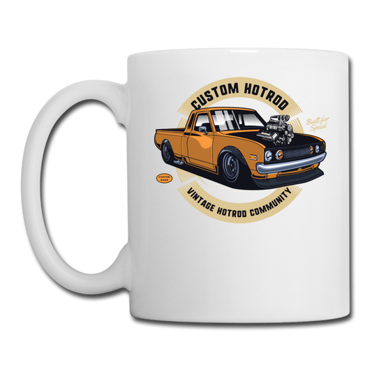 Custom Hot Rod - Truck - Coffee/Tea Mug - white