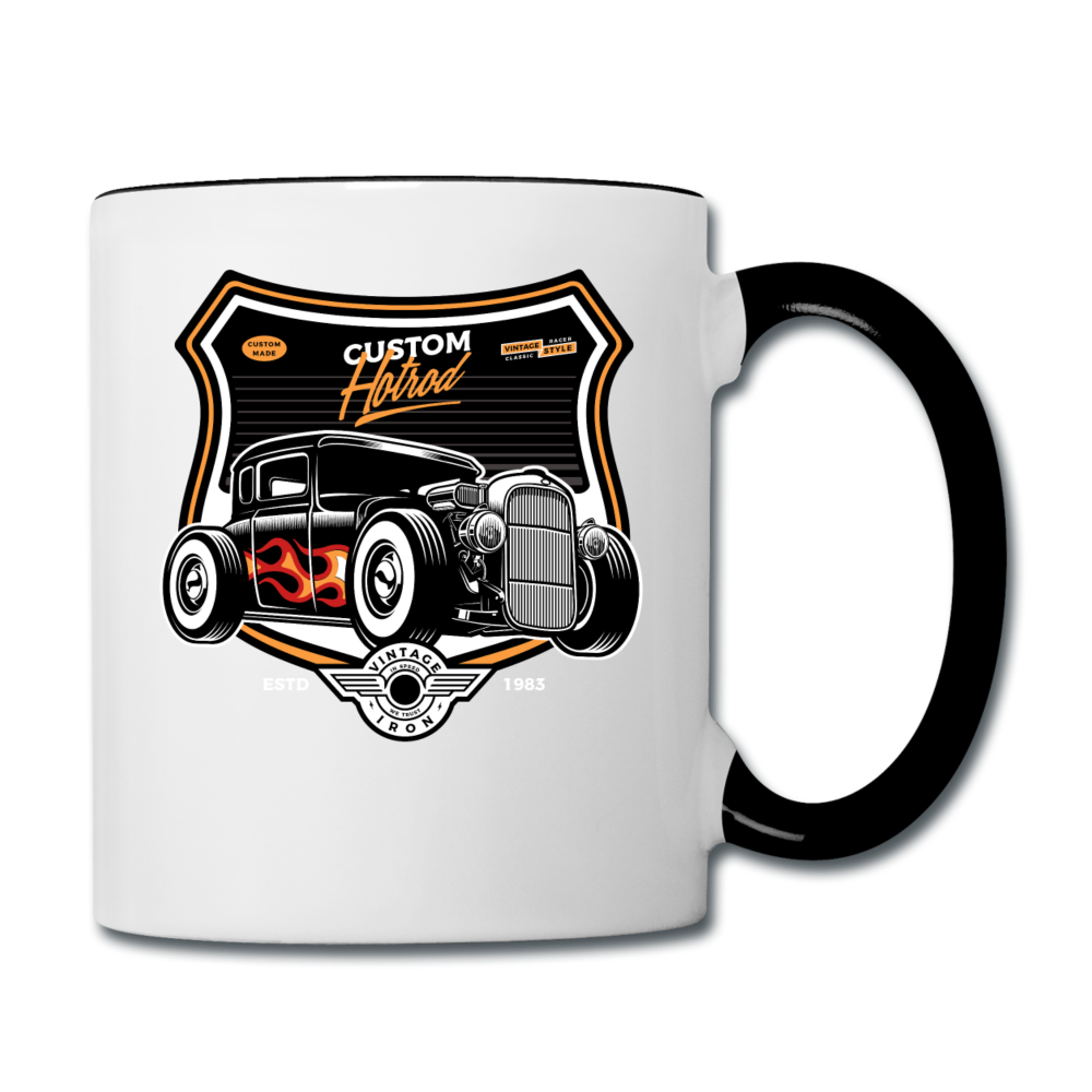 Custom Hot Rod - Contrast Coffee Mug - white/black