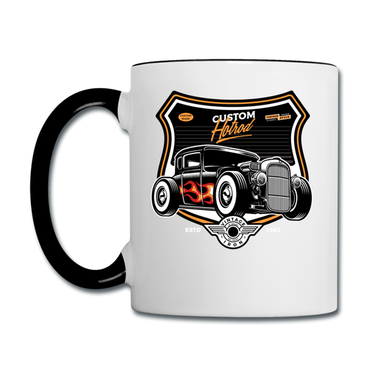 Custom Hot Rod - Contrast Coffee Mug - white/black