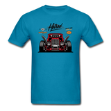 Hot Rod - Front View - Unisex Classic T-Shirt - turquoise