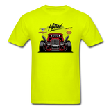 Hot Rod - Front View - Unisex Classic T-Shirt - safety green