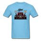 Hot Rod - Front View - Unisex Classic T-Shirt - aquatic blue