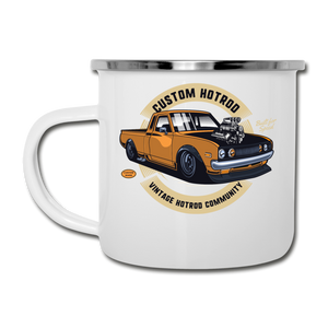 Custom Hot Rod - Truck - Camper Mug - white