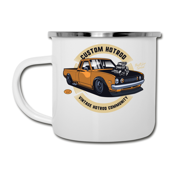 Custom Hot Rod - Truck - Camper Mug - white