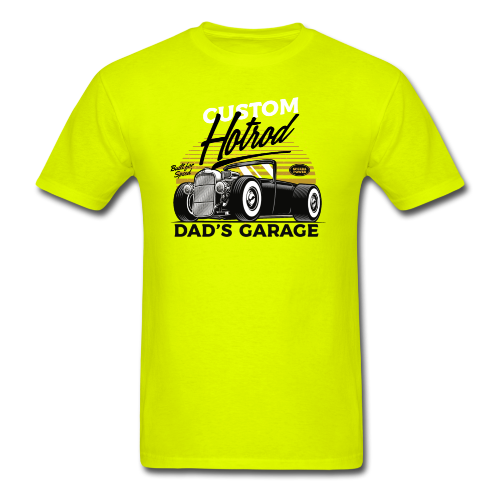 Hot Rod - Dad's Garage - Unisex Classic T-Shirt - safety green