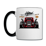 Hot Rod - Front View - Contrast Coffee Mug - white/black