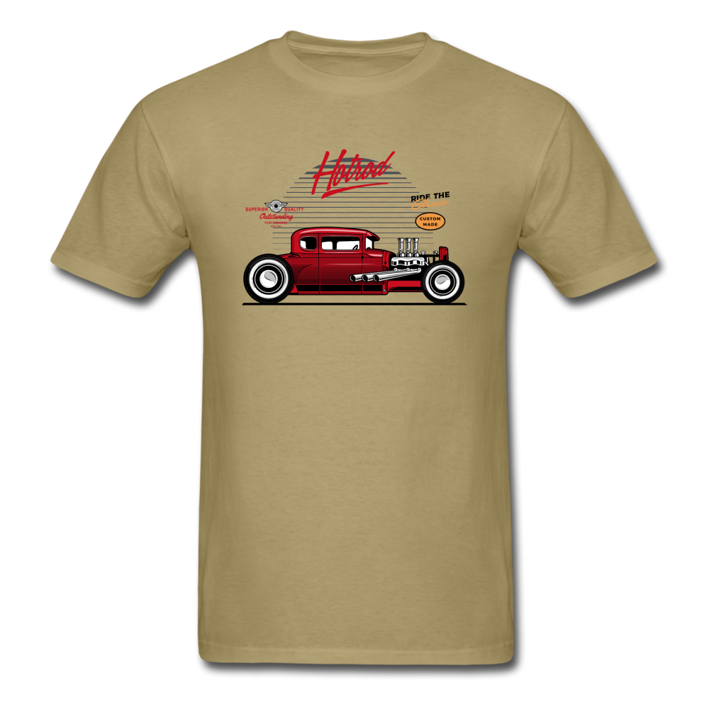 Hot Rod - Side View - Unisex Classic T-Shirt - khaki