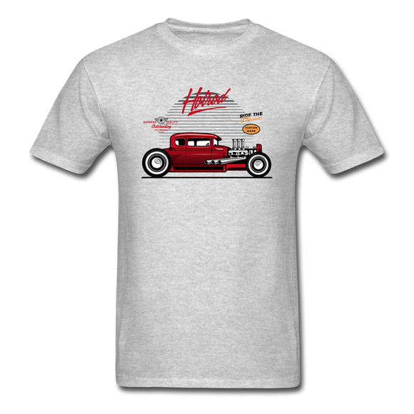 Hot Rod - Side View - Unisex Classic T-Shirt - heather gray