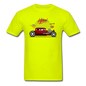 Hot Rod - Side View - Unisex Classic T-Shirt - safety green