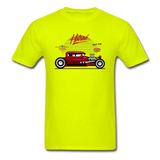 Hot Rod - Side View - Unisex Classic T-Shirt - safety green