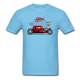 Hot Rod - Side View - Unisex Classic T-Shirt - aquatic blue