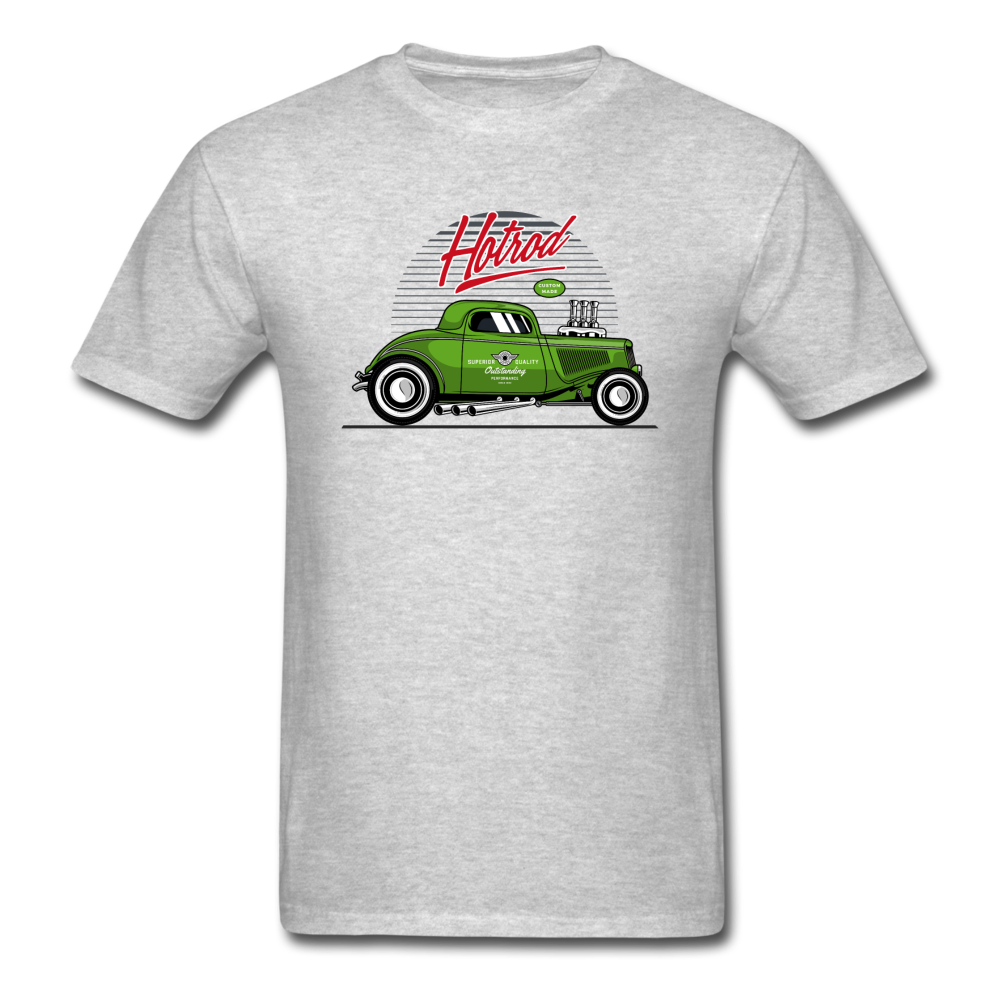 Hot Rod - Green - Unisex Classic T-Shirt - heather gray