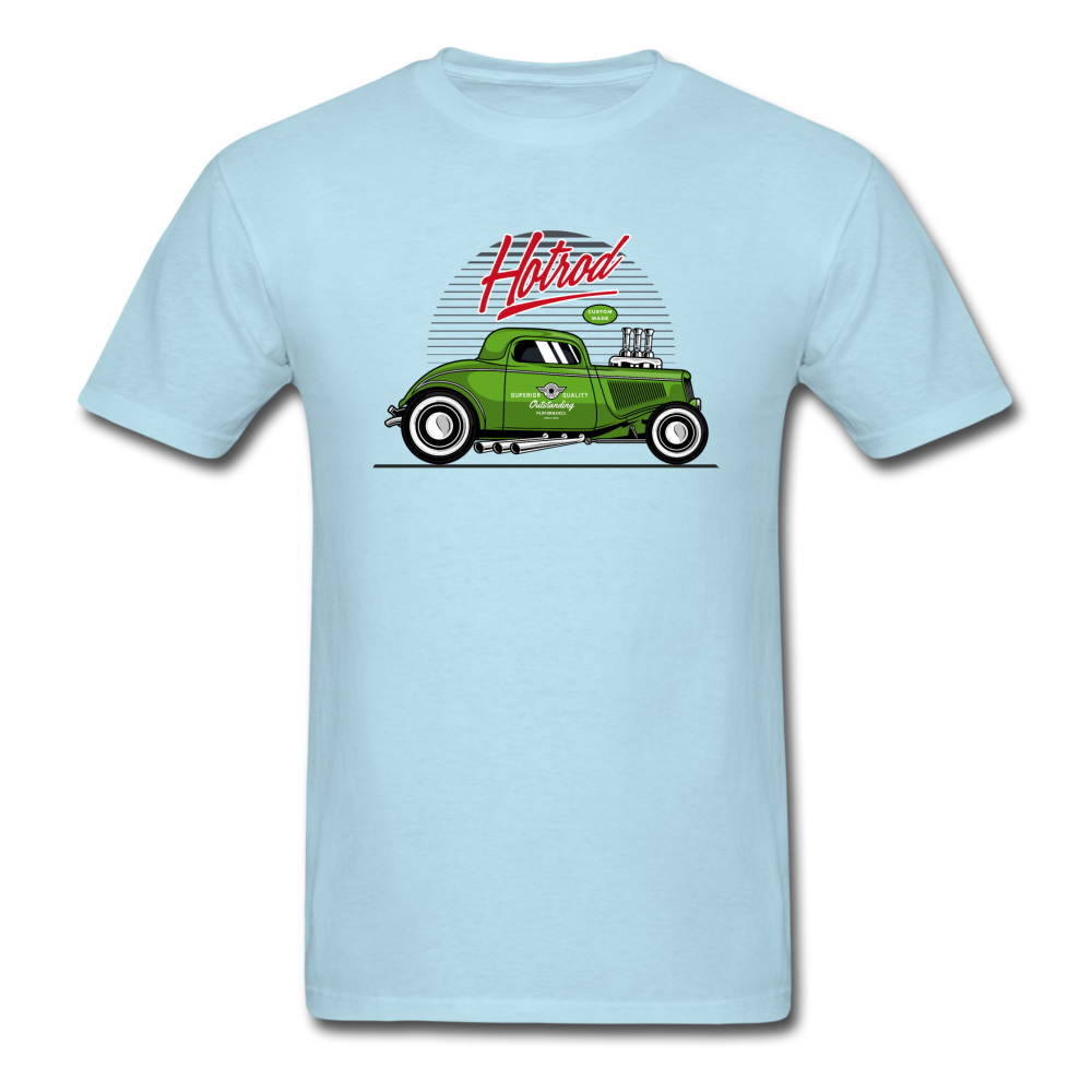 Hot Rod - Green - Unisex Classic T-Shirt - powder blue