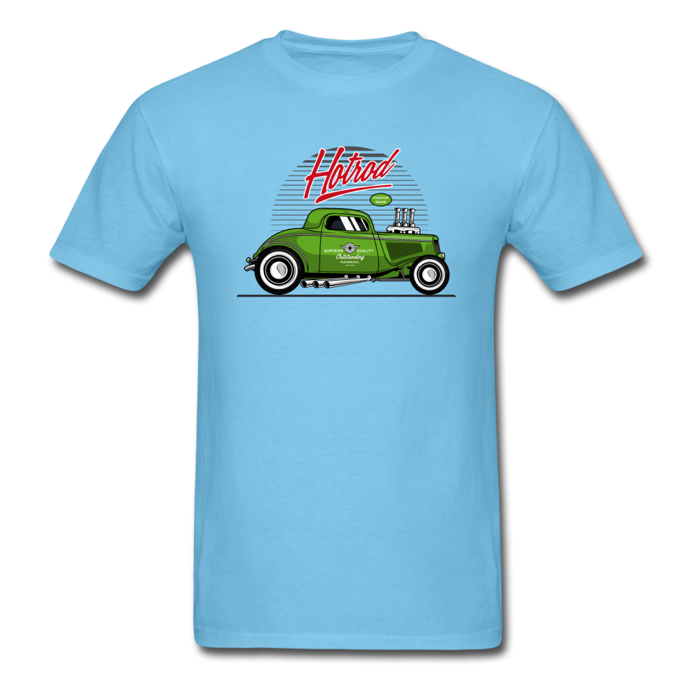 Hot Rod - Green - Unisex Classic T-Shirt - aquatic blue