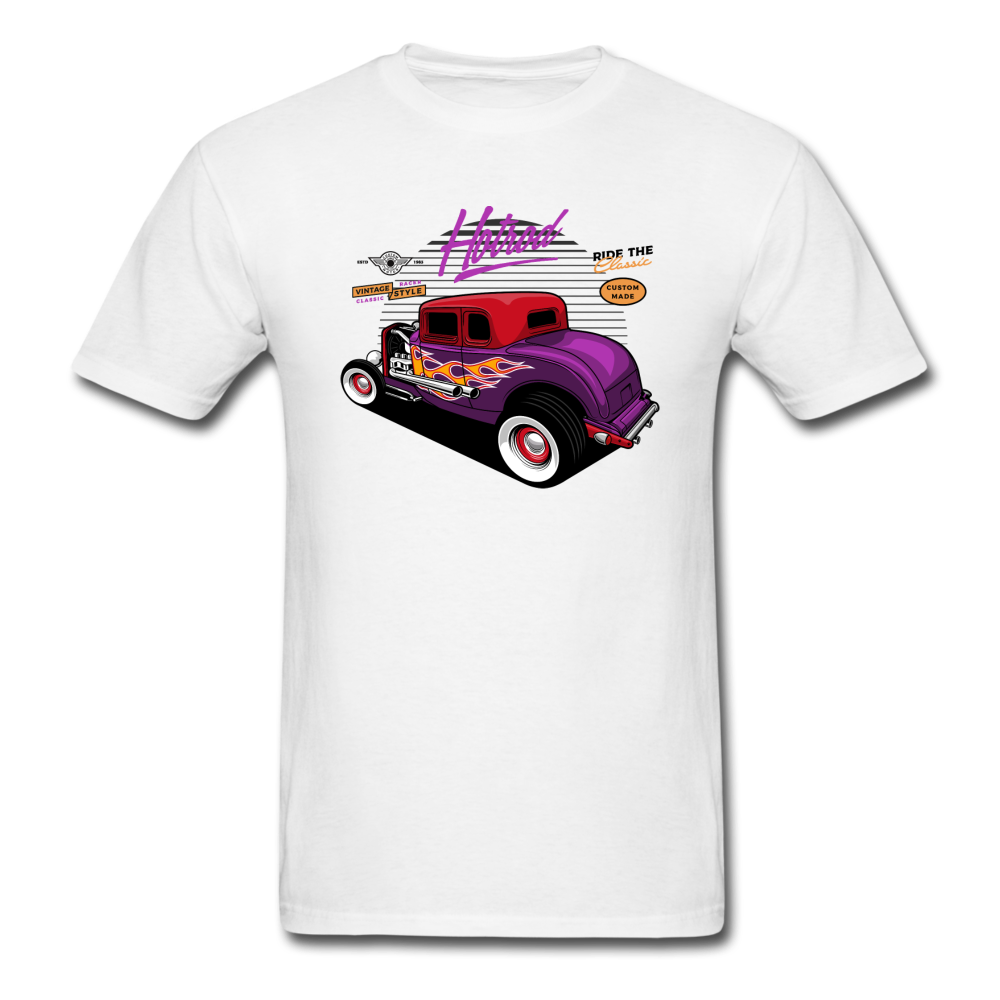 Hot Rod - Purple - Unisex Classic T-Shirt - white