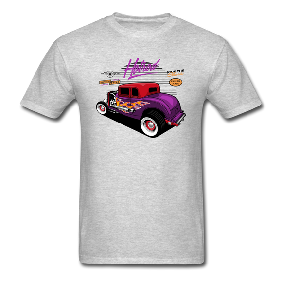 Hot Rod - Purple - Unisex Classic T-Shirt - heather gray