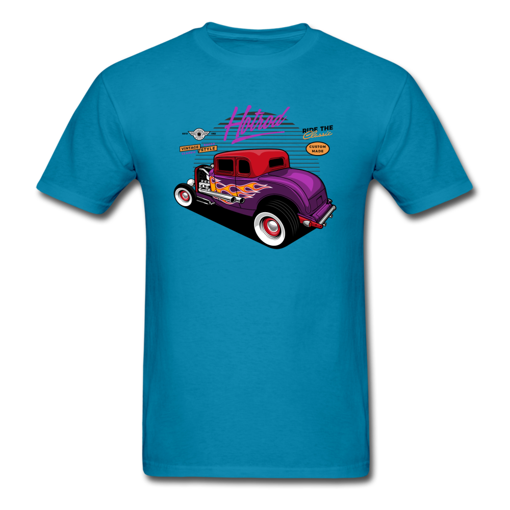 Hot Rod - Purple - Unisex Classic T-Shirt - turquoise