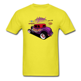 Hot Rod - Purple - Unisex Classic T-Shirt - yellow