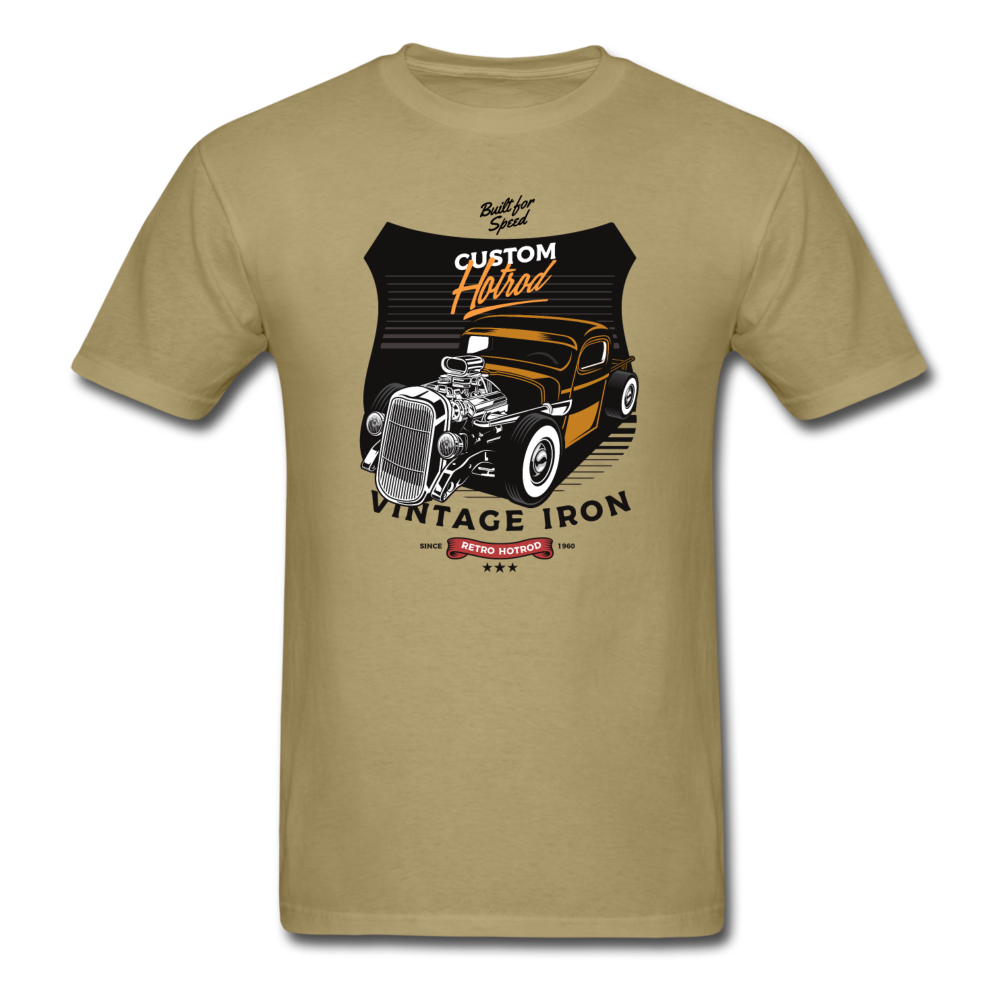 Hot Rod - Vintage Iron - Unisex Classic T-Shirt - khaki