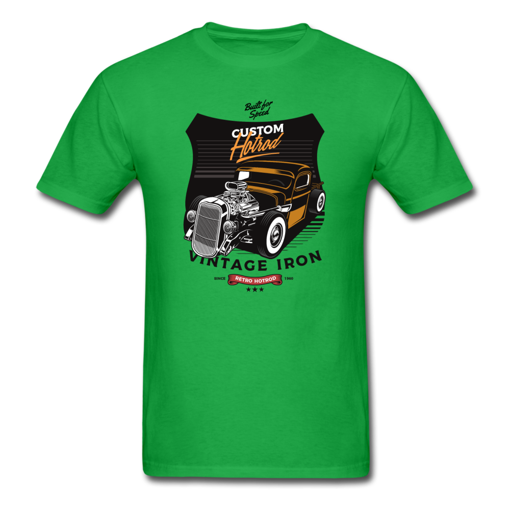 Hot Rod - Vintage Iron - Unisex Classic T-Shirt - bright green