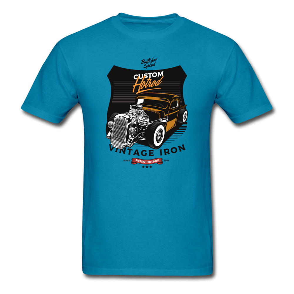 Hot Rod - Vintage Iron - Unisex Classic T-Shirt - turquoise