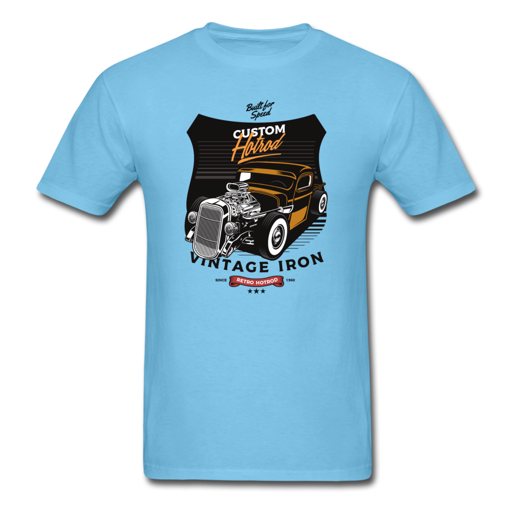 Hot Rod - Vintage Iron - Unisex Classic T-Shirt - aquatic blue