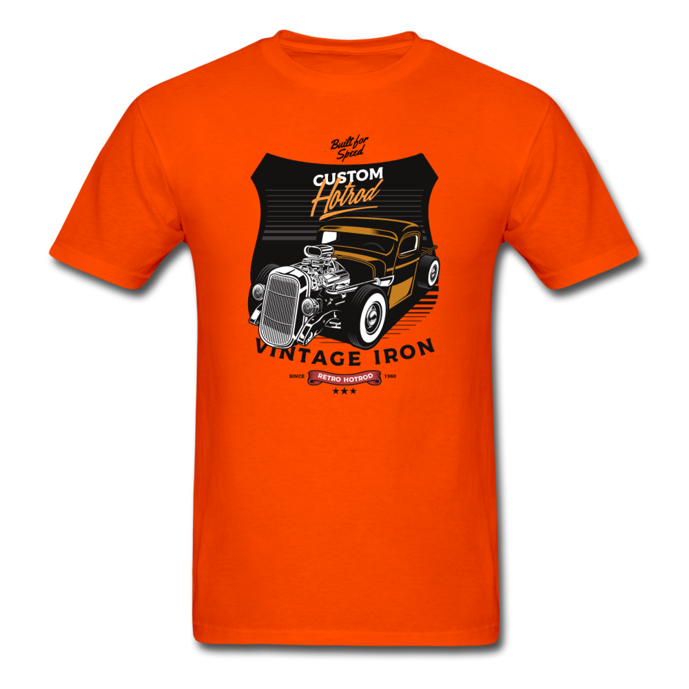 Hot Rod - Vintage Iron - Unisex Classic T-Shirt - orange