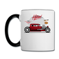 Hot Rod - Side View - Contrast Coffee Mug - white/black