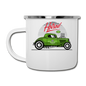 Hot Rod - Green - Camper Mug - white