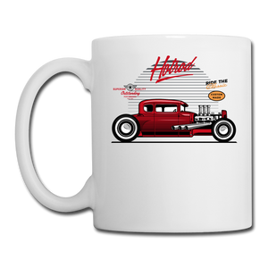 Hot Rod - Side View - Coffee/Tea Mug - white