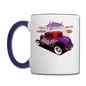 Hot Rod - Purple - Contrast Coffee Mug - white/cobalt blue