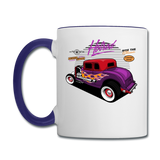Hot Rod - Purple - Contrast Coffee Mug - white/cobalt blue