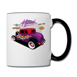 Hot Rod - Purple - Contrast Coffee Mug - white/black