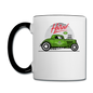 Hot Rod - Green - Contrast Coffee Mug - white/black