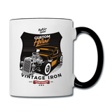 Hot Rod - Vintage Iron - Contrast Coffee Mug - white/black