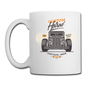 Hot Rod - Vintage Iron - Front View - Coffee/Tea Mug - white